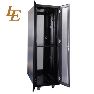 32U 800mm Depth SPCC Cold Rolled Steel Material  Network Cabinet With Double Open Door