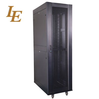 32U 800mm Depth SPCC Cold Rolled Steel Material  Network Cabinet With Double Open Door