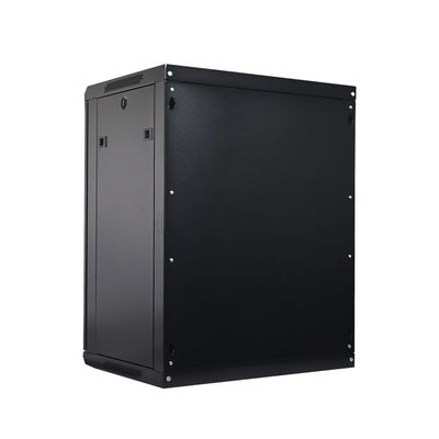 15U 19" 600*450/600 WS4 Wall Mount Network Cabinet Static loading 100kg with glass door