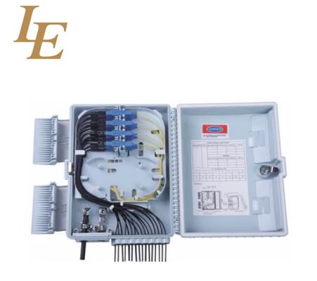 Outdoor FTTH Fiber Distribution Box, 32 Ports Wall Mount ABS Splice Closure for Optical Network