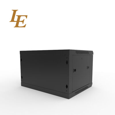 Server Rack Cabinet 4U to 18U Wall Mount Enclosure with Steel Frame and Powder Coated Finish Providing Durable and Equipment Housing