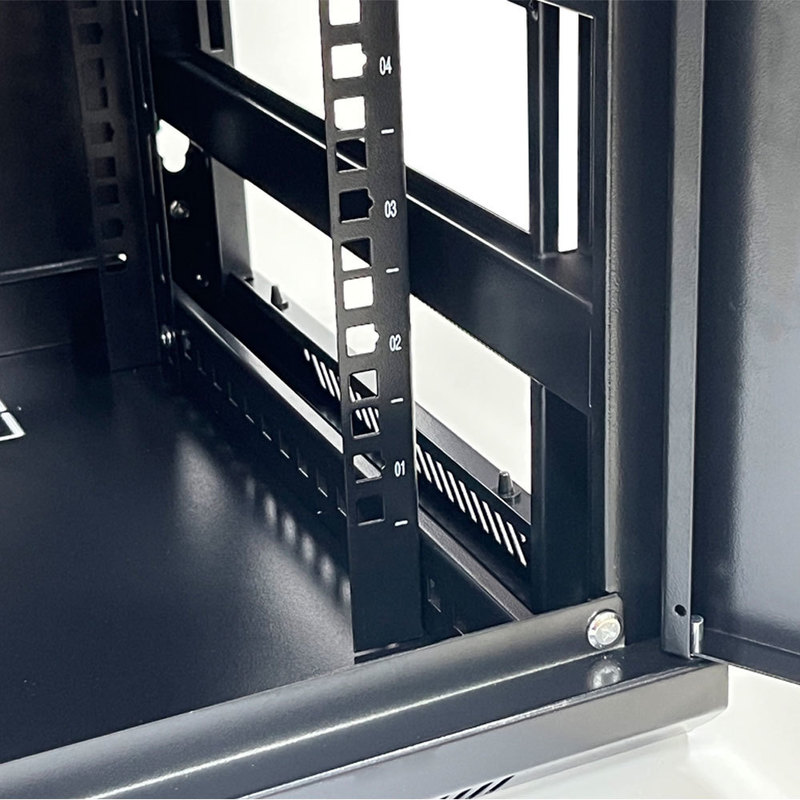 1. Server Rack Cabinet with Degreasing Surface Finish and Steel Frame Assistant Profile Unassembled Structure