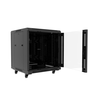 Classico Modello 12U Server Rack Con Gabinetto Porta Vetro