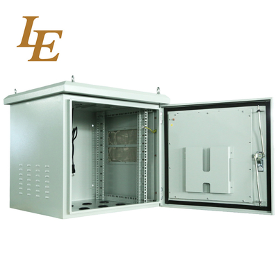 19 rack IP55 impermeabile palo montato server all'aperto rack cabinet rete di telecomunicazioni