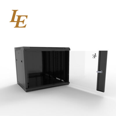 19 pollici 6U montato a parete Data Center Cabinet con pannelli laterali rimovibili a telaio saldato