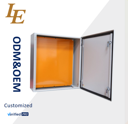 IP55 Servitore all'aperto 18U montato a parete SECC Rack in acciaio laminato a freddo per la rete / controllo industriale disponibile