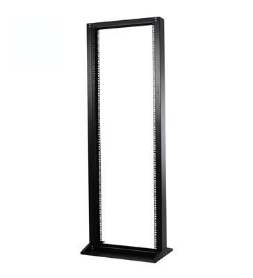 Armadio Rack Server Aperto RC 19 Pollici da 18U a 47U con Profondità Regolabile in Acciaio Laminato a Freddo con Finitura Verniciata a Polvere