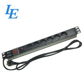 Germania Tipo 10 Inch 19 Inch Server Rack Pdu Overload Surge Protection Nero