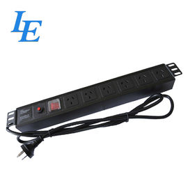 I modi a 19 pollici della PDU 8 del misuratore di potenza di 1u 10a 220v ventilano la PDU della rete del commutatore per il Governo