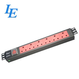 orizzontale di alluminio dell'unità di distribuzione di energia della PDU 240v dello scaffale del server 1.5u/installazione verticale