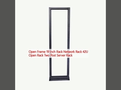 Rack aperto da 19 pollici Rack di rete Rack 42U Rack aperto due Rack server postale
