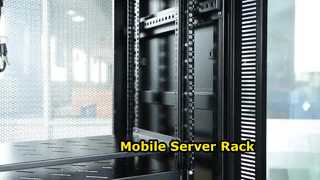 Armadio server rack 42U con porta mobile in vetro