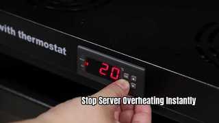 Termostato digitale per armadio di rete